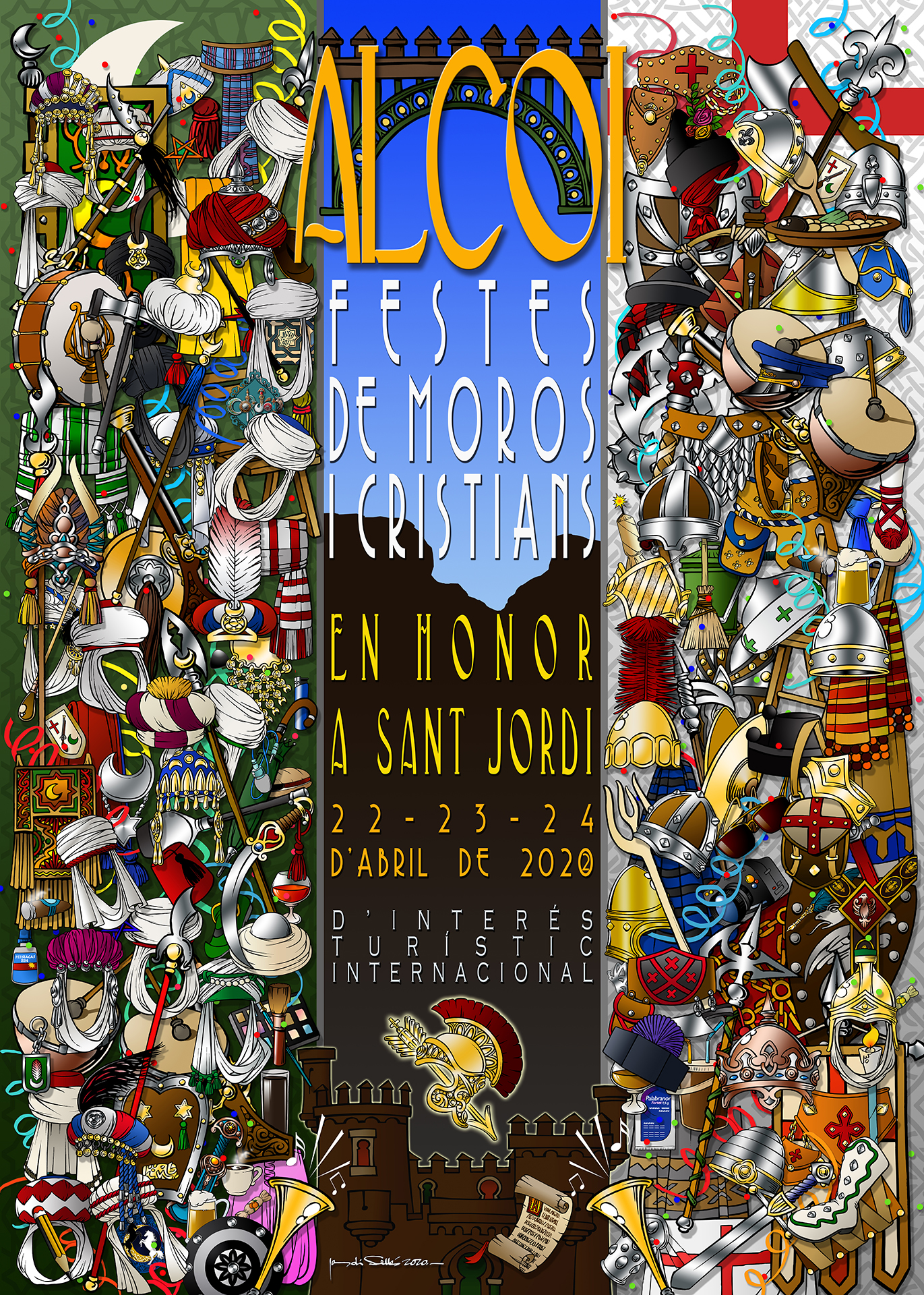 Fiestas de Moros y Cristianos en honor de San Jorge  
